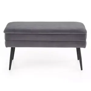 Puff Velva szürke/fekete kép