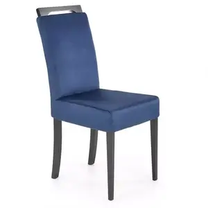 Szék Clarion 2 fa/velvet fekete/monolit 77 kép