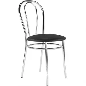 Szék Tulipan V-04 fekete/króm kép