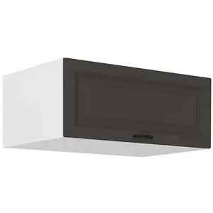 Konyhaszekrény Stilo grafit matt/fehér 80 Nagu-36 1F kép