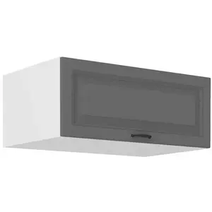 Konyhaszekrény Stilo dustgrey/fehér 80 Nagu-36 1F kép