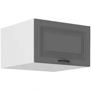 Konyhaszekrény Stilo dustgrey/fehér 60 Nagu-36 1F kép