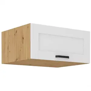 Konyhaszekrény Luna fehér matt/artisan 80 Nagu-36 1F kép