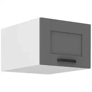 Konyhaszekrény Luna dustgrey/fehér 50 Nagu-36 1F kép