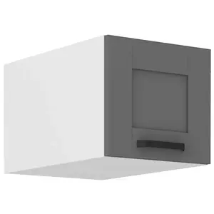 Konyhaszekrény Luna dustgrey/fehér 40 Nagu-36 1F kép