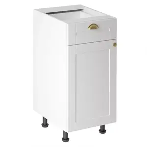 Konyhaszekrény linea d40s1 white kép