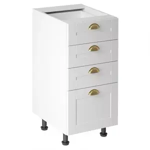 Konyhaszekrény linea d40s4 white kép
