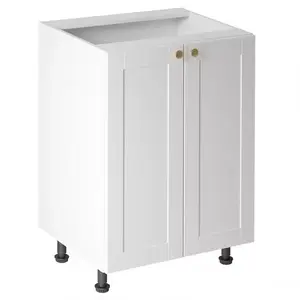Konyhaszekrény linea d60 white kép