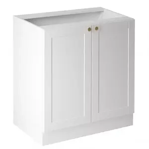 Konyhaszekrény linea d80 white kép