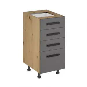 Konyhaszekrény Langen d40s4 fogantyú grey kép