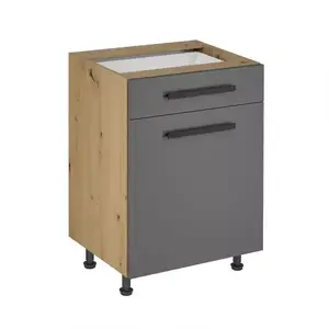 Konyhaszekrény Langen d60s1 fogantyú grey kép