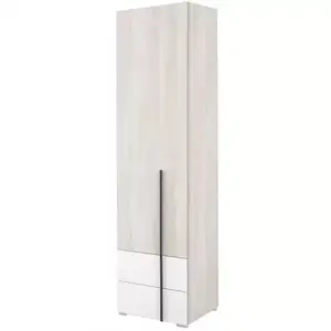 Regál Remo RM4 tölgy wilton/fehér/antracit kép