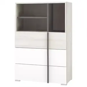 Komód Remo RM7 tölgy wilton/fehér/antracit kép