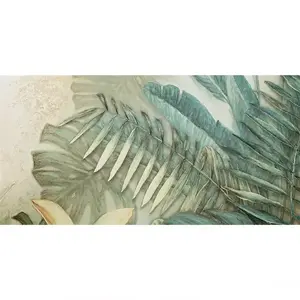 Csempe Dekor 2 Alabaster Shine Leaves A 59, 8/119, 8 kép