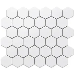 Mozaik hexagon White Mat Big 27, 7/32, 3 kép