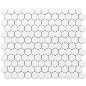 Mozaik hexagon White Mat Small 26/30 kép