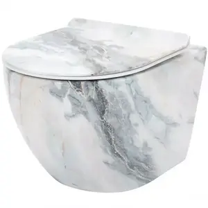WC csésze Carlo Mini Rimless gránit shiny kép