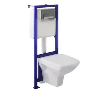 Wc készlet ülőkével Trevi Carina Clean On beépíthető SET627 kép