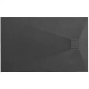 Téglalap alakú zuhanytálca Magnum black 80x100 kép