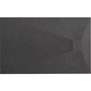 Téglalap alakú zuhanytálca Magnum black 80x120 kép