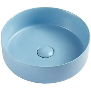 Mosdókagyló lapon Marubo blue 35, 5 kép
