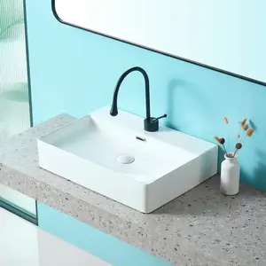 Mosdókagyló lapon Neri 60 mat white kép