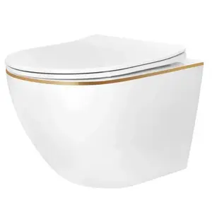 WC csésze Carlo Ini Tornado Gold Edge kép
