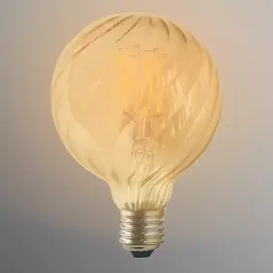 Izzó LED Amber Vintage E27 4w G95 kép