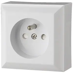 Egyetlen aljzat Z/U IP20 GAO white 20455 kép