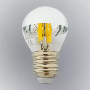 Izzó FL LED P45 5W E27 4200K Half Silver kép