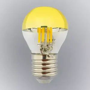 Izzó FL LED P45 5W E27 4200K Half Amber kép