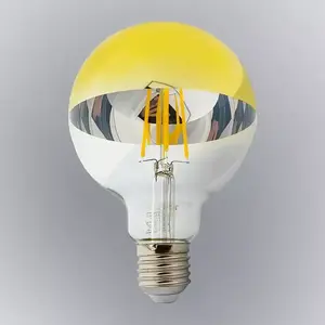 Izzó FL LED A60 8W E27 4200K Half Amber kép