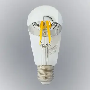 Izzó FL LED ST64 8W E27 4200K Half Silver kép
