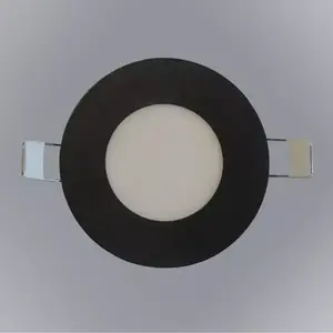 CIRCLE 9W 4200K kerek LED panel fekete kép