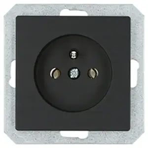 Egyetlen aljzat 2p+z MEDIUM black 33508 kép