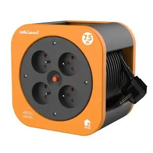 Hosszabbító „BOX” 7, 5M 24619 ORANGE-BLACK kép