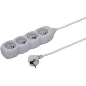 Hosszabbító kábel 4G 3x1 Z/U 1, 5m 24290 szürke kép