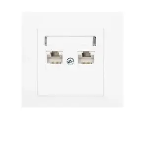 GPK-2L Dupla RJ45 számítógép-aljzat fehér kép