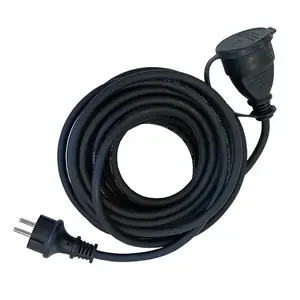Gumi hosszabbító kábel fekete 10397 20M IP44 3GX1.5 kép