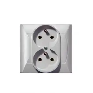 Dupla foglalat GP-2AC Z/U fehér kép