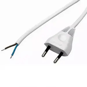 Tápkábel fehér PP205 /1.6 OMYP 2X0, 5 1, 6M kép