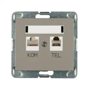 HÁLÓZATI ÉS TELEFONCSATLAKOZÓ SIGMA GPKT-1D/M.ST kép