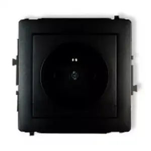 12DGP-1Z single socket Z / U MATT FEKETE kép