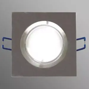 Mennyezeti beépíthető lámpa LED ezüst szögletes kép