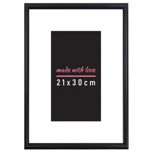 Fényképkeret 21x30 fekete kép