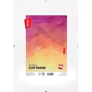 Klipszes üveg képkeret 10x15 cm kép