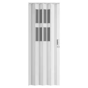 Harmonika ajtó PVC Modena Off-White kép