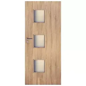 Beltéri ajtó Trio 3*3 80J sonoma tölgy kép