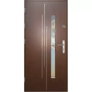 Bejárati ajtó WZ 62 90B sötét dió kép