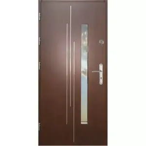Bejárati ajtó WZ 62 90B sötét dió kép